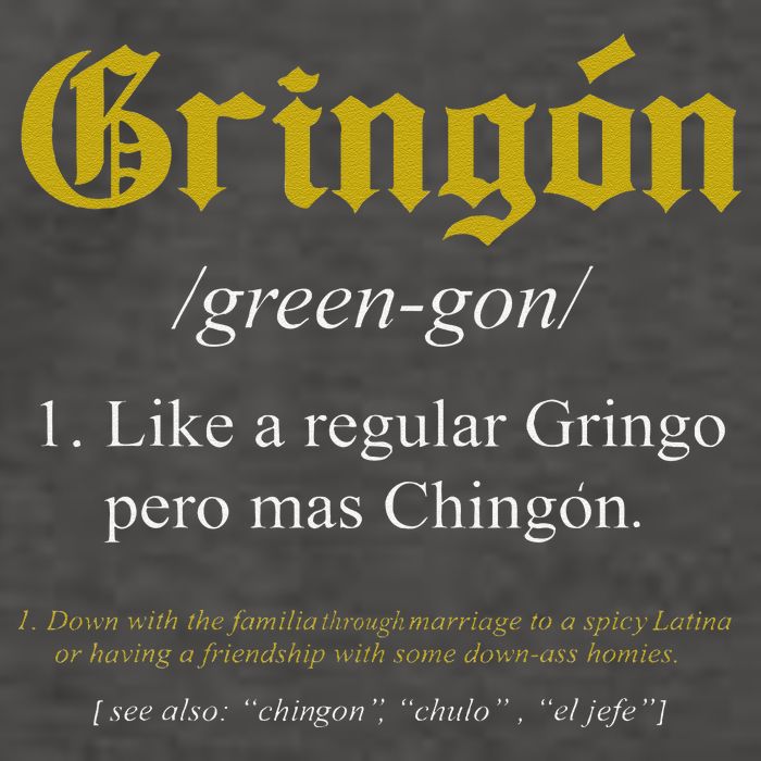 Gringon Definition Like a regular Gringo funny Vector Backpack