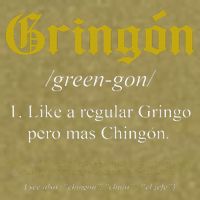 Gringon Definition Like a regular Gringo funny Garment-Dyed Women's Muscle Tee