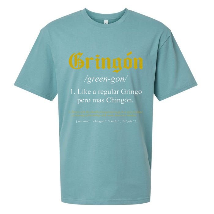 Gringon Definition Like a regular Gringo funny Sueded Cloud Jersey T-Shirt