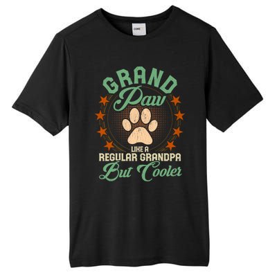 Grandpa Dog Lover Grandpaw Cooler Grandpa Grand Paw Cute Gift Tall Fusion ChromaSoft Performance T-Shirt