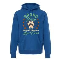 Grandpa Dog Lover Grandpaw Cooler Grandpa Grand Paw Cute Gift Premium Hoodie