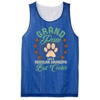 Grandpa Dog Lover Grandpaw Cooler Grandpa Grand Paw Cute Gift Mesh Reversible Basketball Jersey Tank