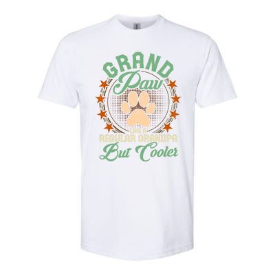 Grandpa Dog Lover Grandpaw Cooler Grandpa Grand Paw Cute Gift Softstyle CVC T-Shirt