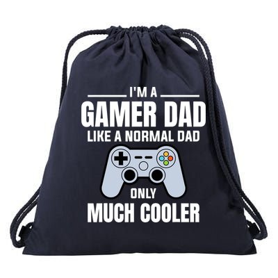 Gamer Dad Like A Normal Dad - Video Game Father Drawstring Bag