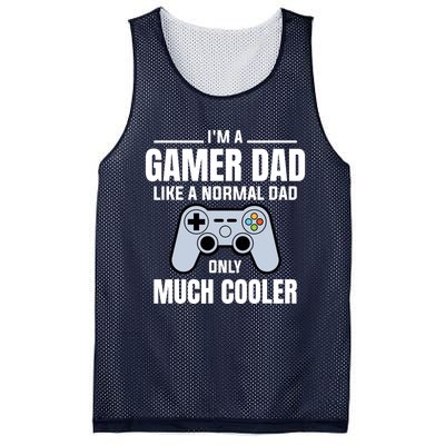 Gamer Dad Like A Normal Dad - Video Game Father Mesh Reversible Basketball Jersey Tank