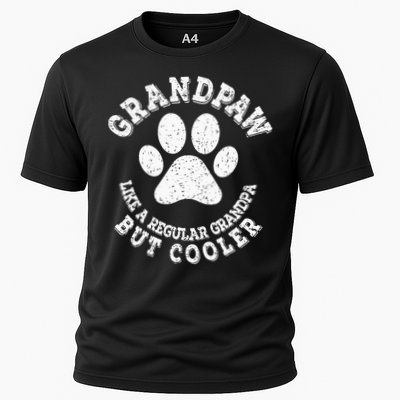 Grandpaw Dog Lover Best Grandpa Grand Paw Print Grandfather Performance Shirt
