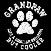 Grandpaw Dog Lover Best Grandpa Grand Paw Print Grandfather Impact Tech Backpack