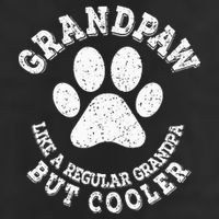 Grandpaw Dog Lover Best Grandpa Grand Paw Print Grandfather 11oz C Handle Ceramic Mug