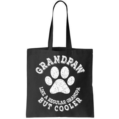 Grandpaw Dog Lover Best Grandpa Grand Paw Print Grandfather Bag