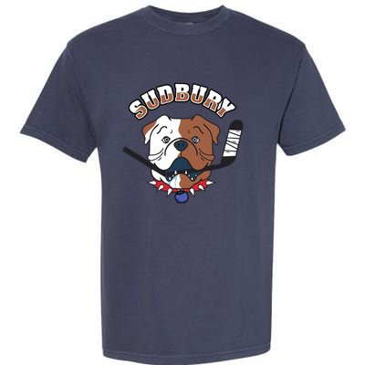 Great Design Letterkenny SHORESY Sudbury Blueberry Bulldogs #69 Captain Sweater Garment-Dyed Heavyweight T-Shirt