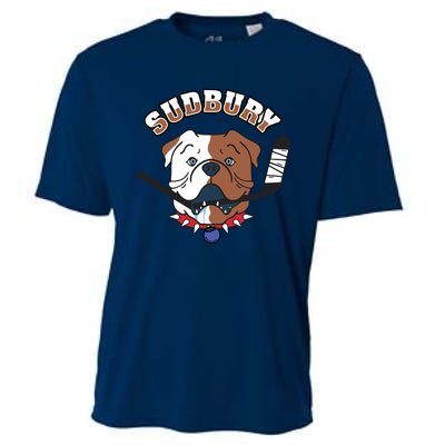 Great Design Letterkenny SHORESY Sudbury Blueberry Bulldogs #69 Captain Sweater Cooling Performance Crew T-Shirt