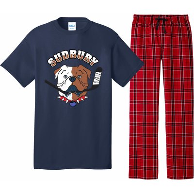 Great Design Letterkenny SHORESY Sudbury Blueberry Bulldogs #69 Captain Sweater Pajama Set