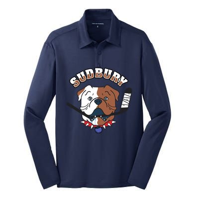 Great Design Letterkenny SHORESY Sudbury Blueberry Bulldogs #69 Captain Sweater Silk Touch Performance Long Sleeve Polo