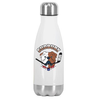 Great Design Letterkenny SHORESY Sudbury Blueberry Bulldogs #69 Captain Sweater Stainless Steel Insulated Water Bottle