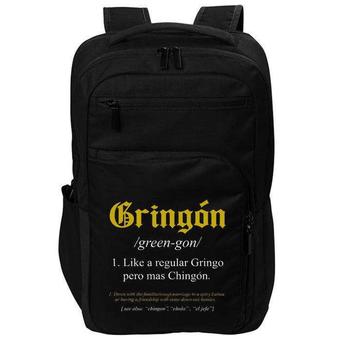 Gringon Definition Like A Regular Gringo Impact Tech Backpack