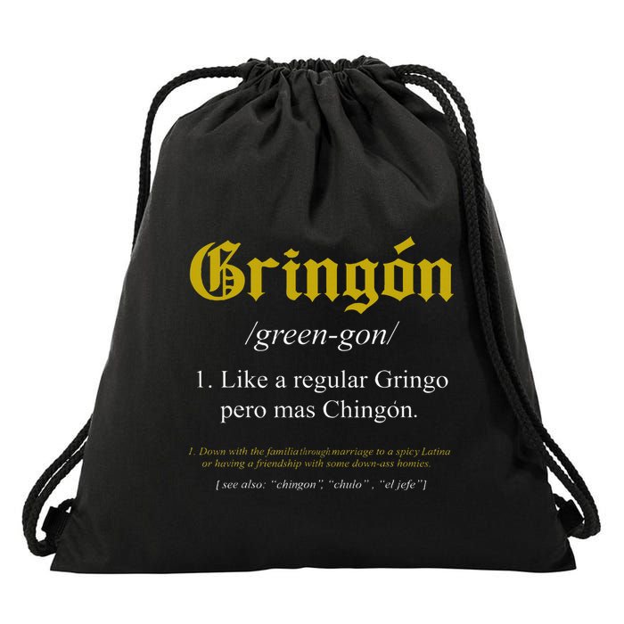 Gringon Definition Like A Regular Gringo Drawstring Bag