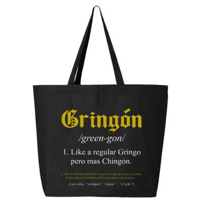 Gringon Definition Like A Regular Gringo 25L Jumbo Tote