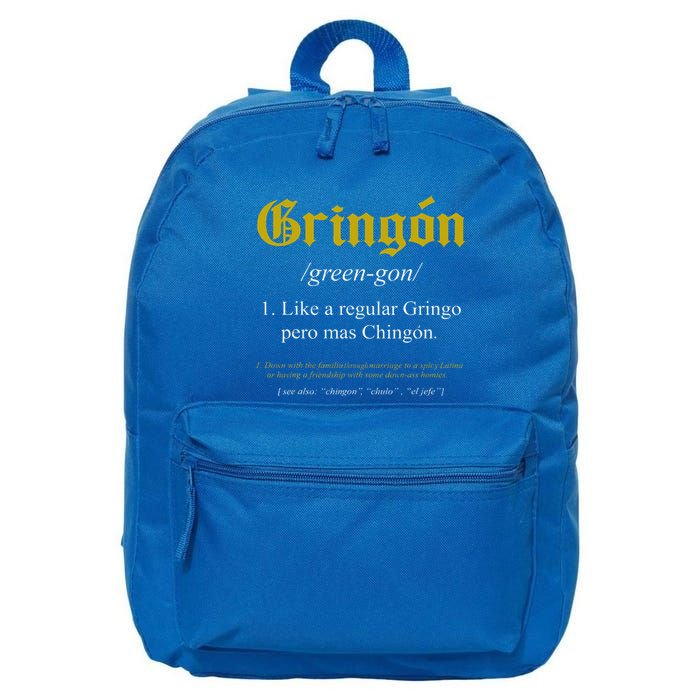 Gringon Definition Like A Regular Gringo 16 in Basic Backpack