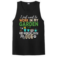 Gardening Dog Lover Gardener Garden Pet Gift Plants PosiCharge Competitor Tank