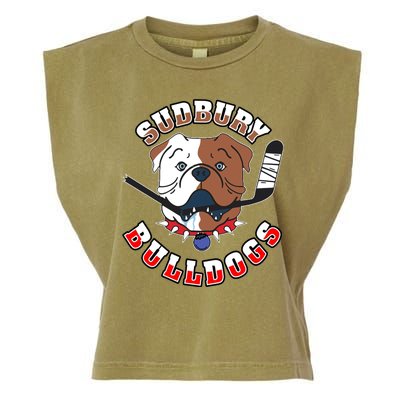 Great Design Letterkenny SHORESY 69 Sudbury Blueberry Bulldogs Garment-Dyed Women's Muscle Tee