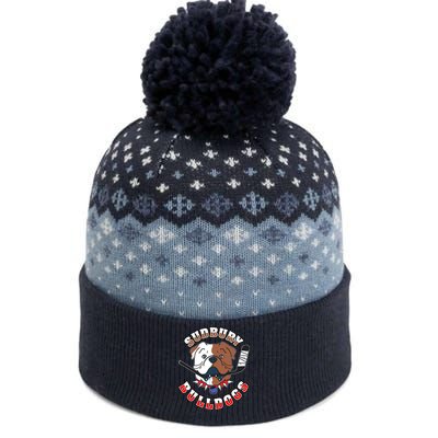 Great Design Letterkenny SHORESY 69 Sudbury Blueberry Bulldogs The Baniff Cuffed Pom Beanie