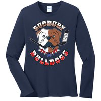 Great Design Letterkenny SHORESY 69 Sudbury Blueberry Bulldogs Ladies Long Sleeve Shirt