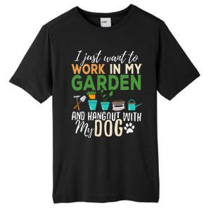 Gardening Dog Lover Gardener Garden Pet Gift Plants Tall Fusion ChromaSoft Performance T-Shirt