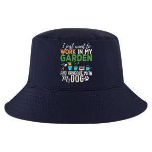 Gardening Dog Lover Gardener Garden Pet Gift Plants Cool Comfort Performance Bucket Hat