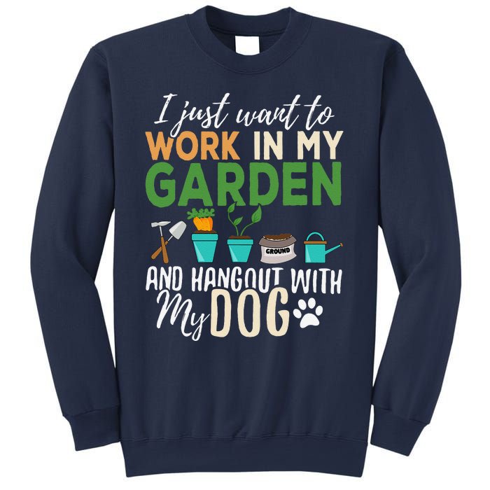 Gardening Dog Lover Gardener Garden Pet Gift Plants Sweatshirt