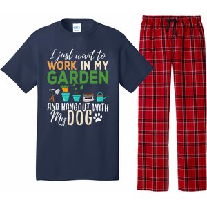 Gardening Dog Lover Gardener Garden Pet Gift Plants Pajama Set