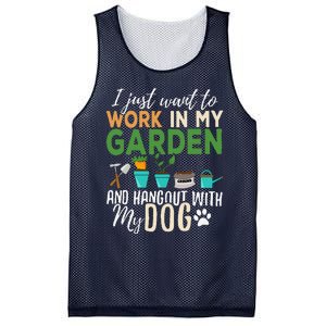 Gardening Dog Lover Gardener Garden Pet Gift Plants Mesh Reversible Basketball Jersey Tank