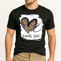 Game Day Leopard Football Fan Cute Heart Performance Shirt