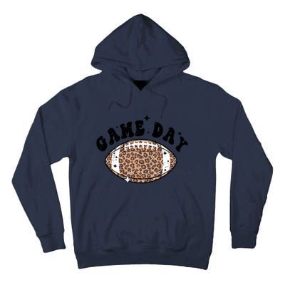 Game Day Leopard Football Tall Hoodie