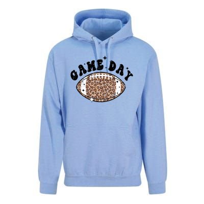 Game Day Leopard Football Unisex Surf Hoodie