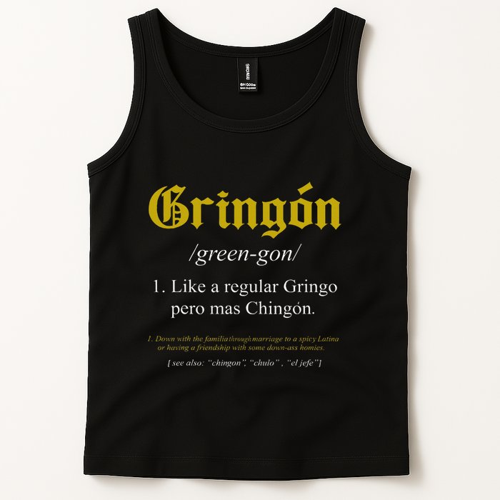 Gringon Definition Like A Regular Gringo Tank Top