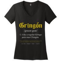 Gringon Definition Like A Regular Gringo Women's V-Neck T-Shirt