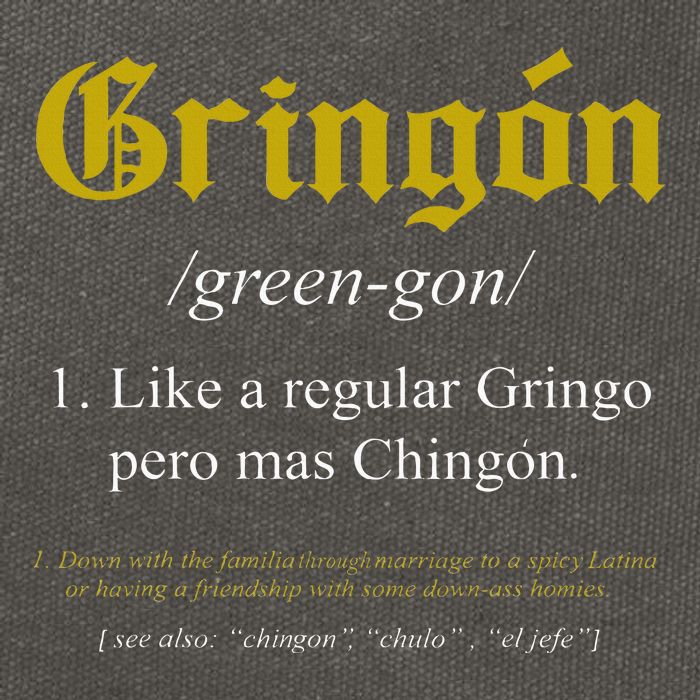 Gringon Definition Like A Regular Gringo Cotton Canvas Backpack