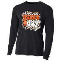 Game Day Leopard Basketball Game Day Cooling Performance Long Sleeve Crew