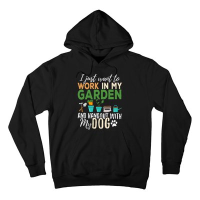 Gardening Dog Lover Gardener Garden Pet Hoodie