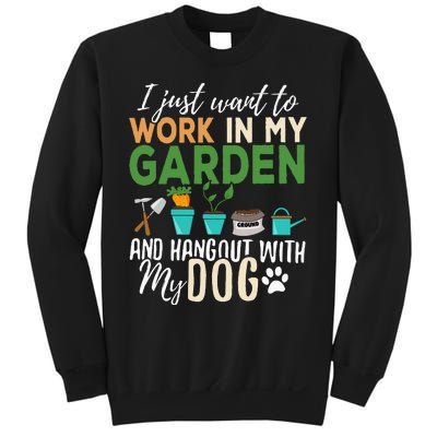 Gardening Dog Lover Gardener Garden Pet Sweatshirt