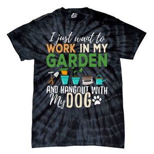 Gardening Dog Lover Gardener Garden Pet Tie-Dye T-Shirt