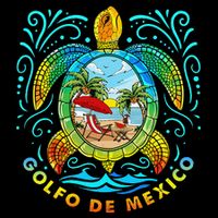 Golfo De Mexico Viva Mexico Gulf Of Mexico 16 in Basic Backpack