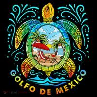 Golfo De Mexico Viva Mexico Gulf Of Mexico Premium T-Shirt