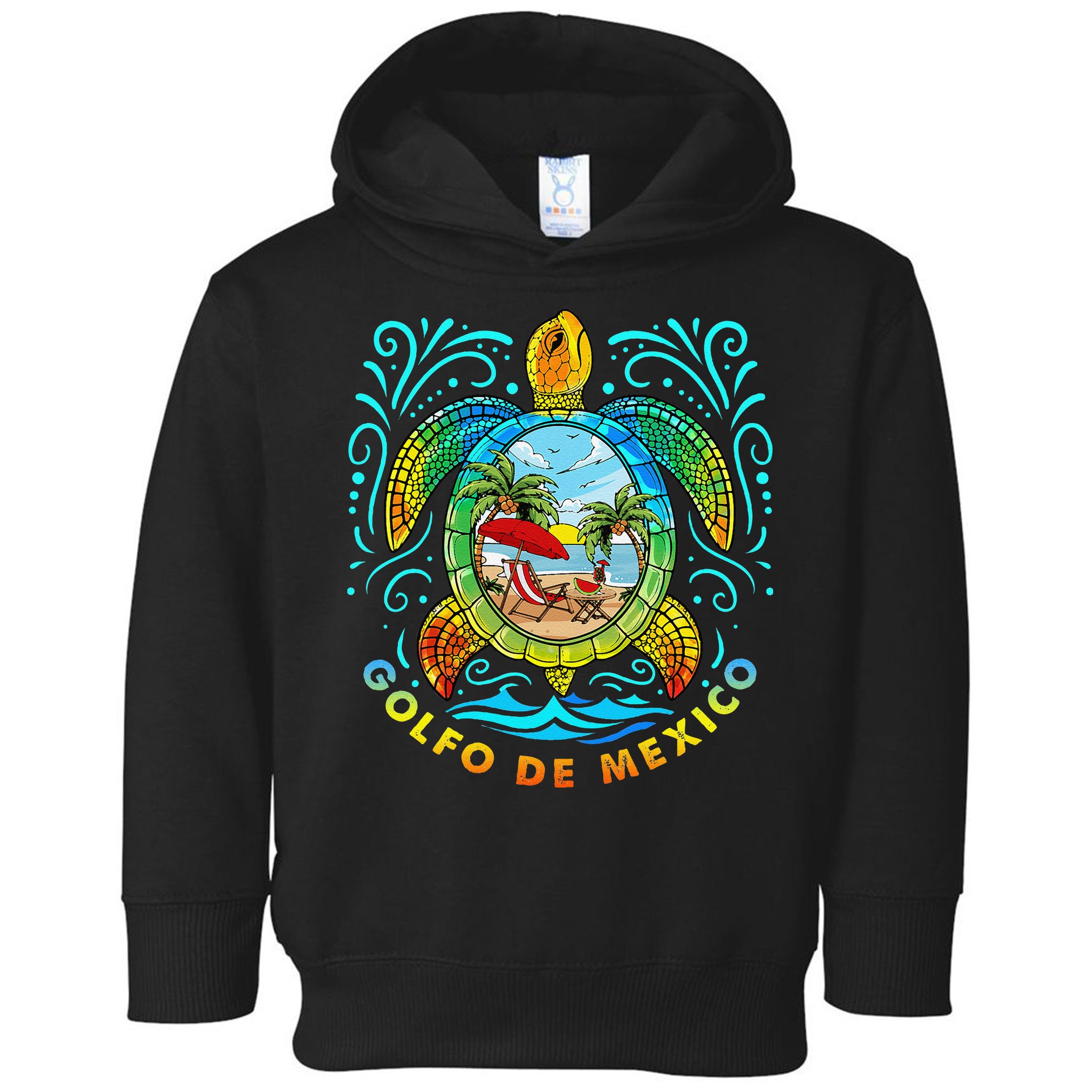 Golfo De Mexico Viva Mexico Gulf Of Mexico Toddler Hoodie