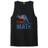 G Day Mate Kangaroo Aussie Animal Australia Flag Australia PosiCharge Competitor Tank