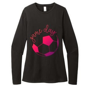 Game Day Mom Soccer Gift Womens CVC Long Sleeve Shirt