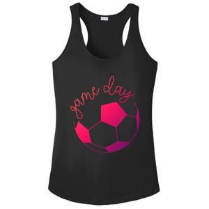 Game Day Mom Soccer Gift Ladies PosiCharge Competitor Racerback Tank