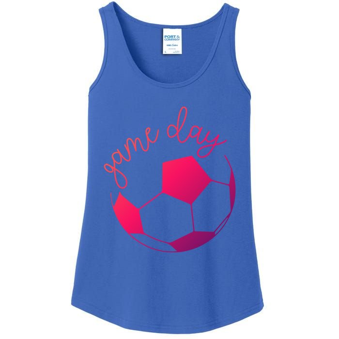 Game Day Mom Soccer Gift Ladies Essential Tank