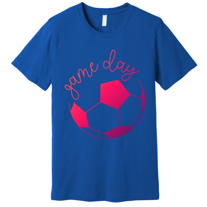 Game Day Mom Soccer Gift Premium T-Shirt