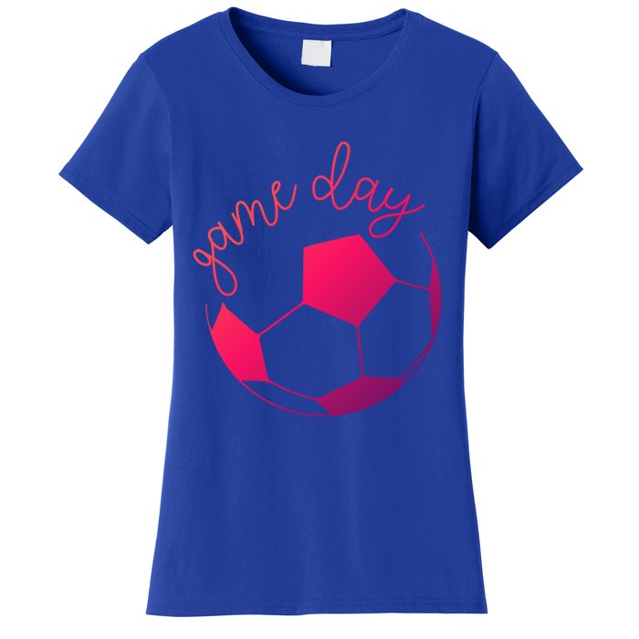 Game Day Mom Soccer Gift Women's T-Shirt